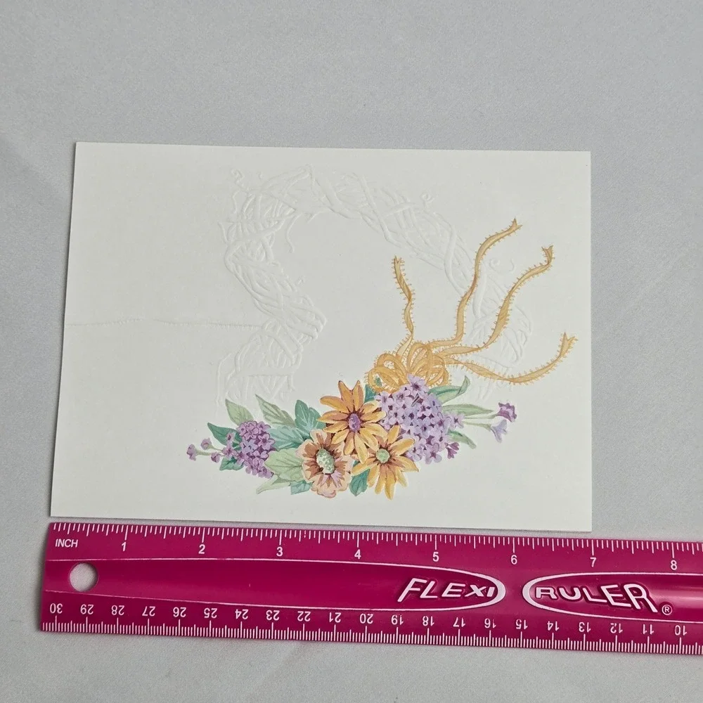Current‎ Inc Lace Bookmark & 6 Embossed Note Cards & Envelopes, 3 Designs, 62248